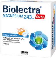 BIOLECTRA Magnesium 243 mg forte Orange Brausetab.