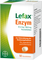LEFAX-Enzym-Kautabletten